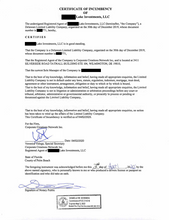 Laden Sie das Bild in den Galerie-Viewer, Oklahoma: Handelsregisterauszug (Certificate of Good Standing)