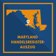 Laden Sie das Bild in den Galerie-Viewer, Maryland: Handelsregisterauszug (Certificate of Good Standing)