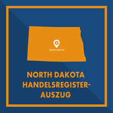 Laden Sie das Bild in den Galerie-Viewer, North Dakota: Handelsregisterauszug (Certificate of Existence)