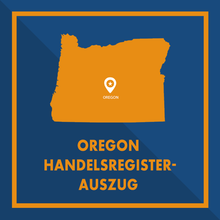 Laden Sie das Bild in den Galerie-Viewer, Oregon: Handelsregisterauszug (Certificate of Existence)