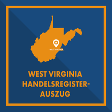 Laden Sie das Bild in den Galerie-Viewer, West Virginia: Handelsregisterauszug (Certificate of Existence or Certificate of Authorization)