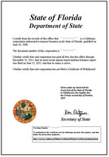 Laden Sie das Bild in den Galerie-Viewer, Florida: Handelsregisterauszug (Certificate of Status)