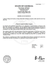 Laden Sie das Bild in den Galerie-Viewer, Georgia: Handelsregisterauszug (Certificate of Existence)
