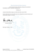 Laden Sie das Bild in den Galerie-Viewer, Connecticut: Handelsregisterauszug (Certificate of Good Standing)