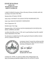 Laden Sie das Bild in den Galerie-Viewer, Kansas: Handelsregisterauszug (Certificate of Good Standing)