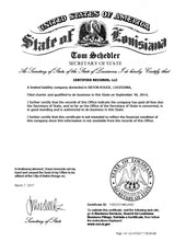 Laden Sie das Bild in den Galerie-Viewer, Louisiana: Handelsregisterauszug (Certificate of Good Standing)