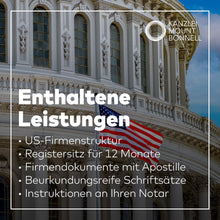 Laden Sie das Bild in den Galerie-Viewer, Löschung Ihrer GmbH & UG in 4-6 Wochen durch grenzüberschreitende Verschmelzung mit einer US-Corporation