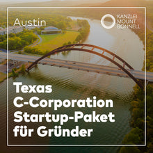 Laden Sie das Bild in den Galerie-Viewer, Texas C-Corporation (Inc)