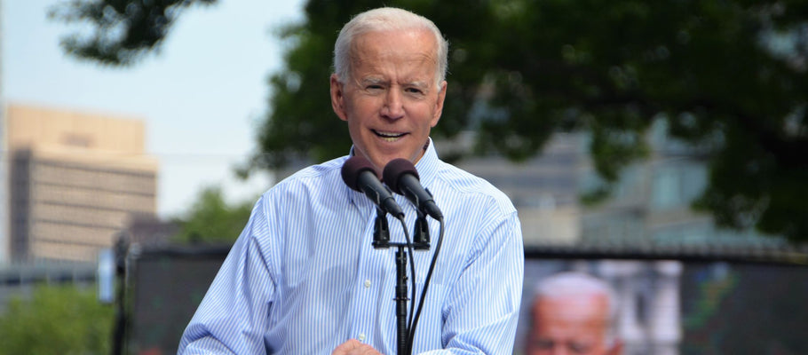 Präsident Joe Biden sieht die Wirtschaft in einer starken Position
