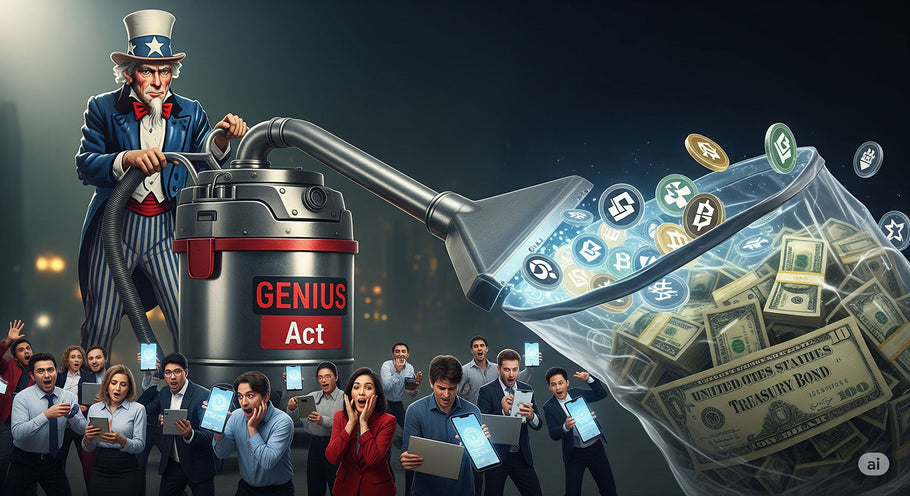 Der GENIUS Act: Wie Washington Stablecoins in Kriegsanleihen verwandeln will