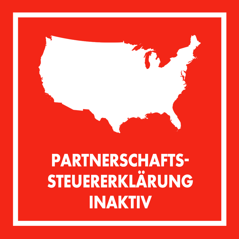 Null-Partnerschaftssteuererklärung für inaktive US-Personengesellschaften (LLC, LP)