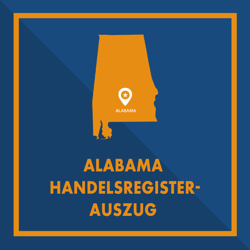 Alabama: Handelsregisterauszug (Certificate of Existence)