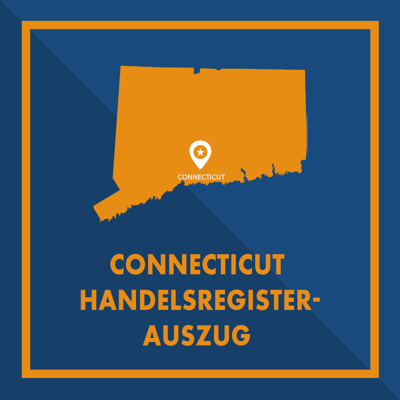 Connecticut: Handelsregisterauszug (Certificate of Good Standing)