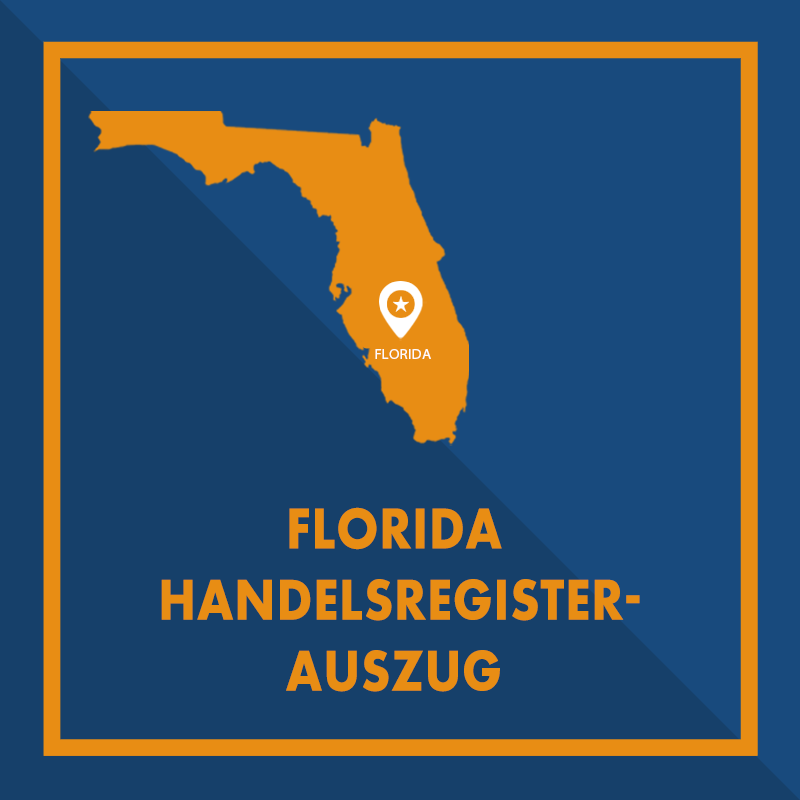 Florida: Handelsregisterauszug (Certificate of Status)
