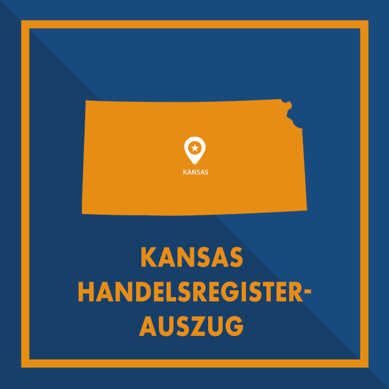 Kansas: Handelsregisterauszug (Certificate of Good Standing)
