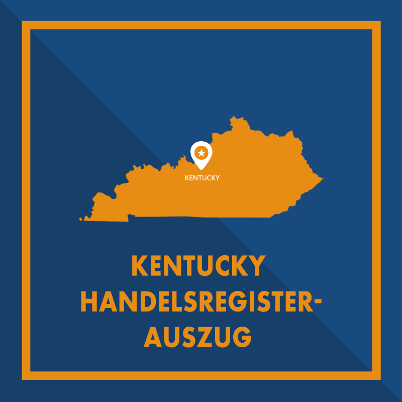 Kentucky: Handelsregisterauszug (Certificate of Existence or Authorization)
