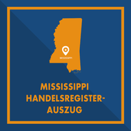 Mississippi: Handelsregisterauszug (Certificate of Good Standing)