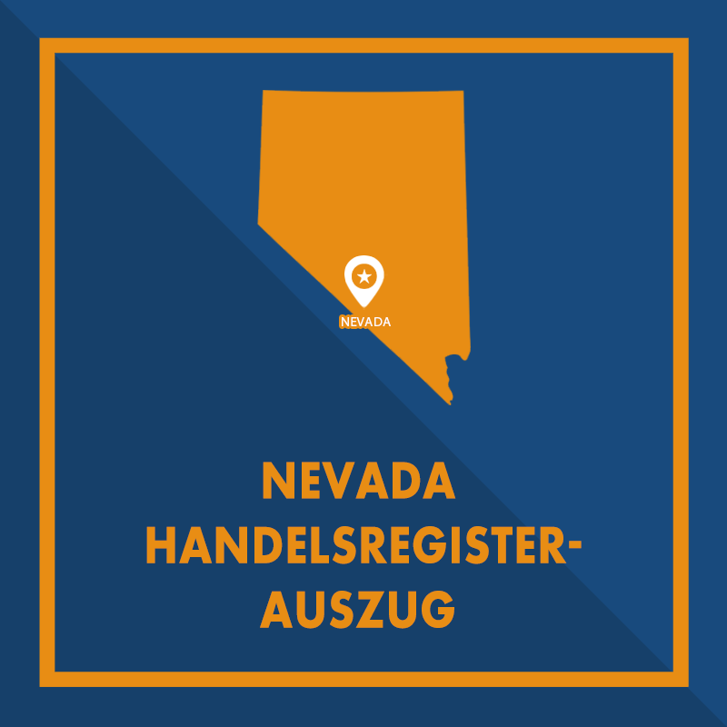 Nevada: Handelsregisterauszug (Certificate of Good Standing)