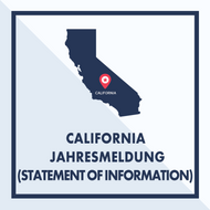 California: Ausarbeiten & Einreichen der Jahresmeldung (Statement of Information)