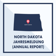 North Dakota: Ausarbeiten & Einreichen der Jahresmeldung (Annual Report)