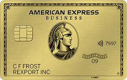 Die goldene American Express Business Gold Card